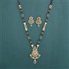 Antique Classic Mangalsutra with Matte Gold Plating