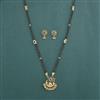 Antique Classic Mangalsutra with Matte Gold Plating