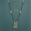 Antique Classic Mangalsutra with Matte Gold Plating