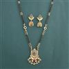 Antique Classic Mangalsutra with Matte Gold Plating