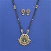 Antique Classic Mangalsutra with Matte Gold Plating