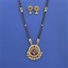 Antique Classic Mangalsutra with Matte Gold Plating