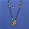 Antique Classic Mangalsutra with Matte Gold Plating