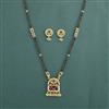 Antique Classic Mangalsutra with Matte Gold Plating