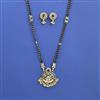 Antique Classic Mangalsutra with Matte Gold Plating