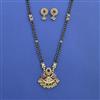 Antique Classic Mangalsutra with Matte Gold Plating