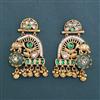 Antique Moti Earring with Matte Gold Plating