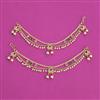 Antique Moti Ear Chain with Gold Plating