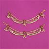 Antique Moti Ear Chain with Gold Plating