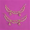 Antique Moti Ear Chain with Gold Plating