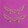 Antique Moti Ear Chain with Gold Plating