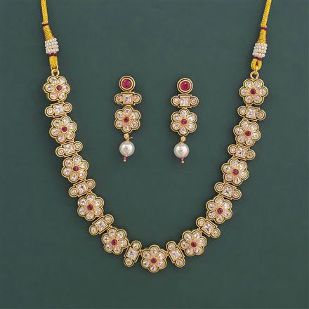 Antique Classic Necklace With Gold Plating