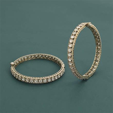 Antique Classic Bangles With Mehndi Plating