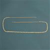 Antique Plain Gold Belt with Gold Plating
