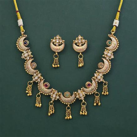 Antique Classic Necklace with Gold Plating