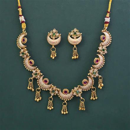 Antique Classic Necklace with Gold Plating
