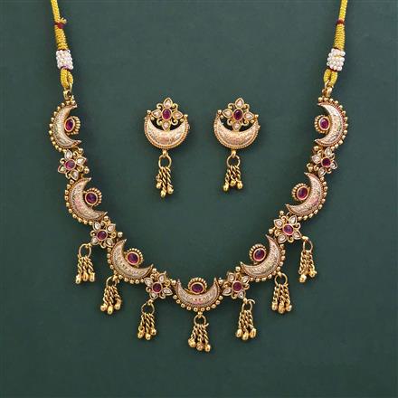 Antique Classic Necklace with Gold Plating