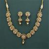 Antique Classic Necklace with Matte Gold Plating