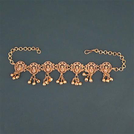 Antique Classic Baju Band with Matte Gold Plating