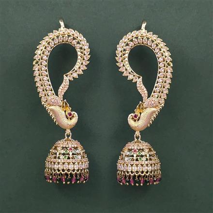 Antique Earcuff with Mehndi Plating