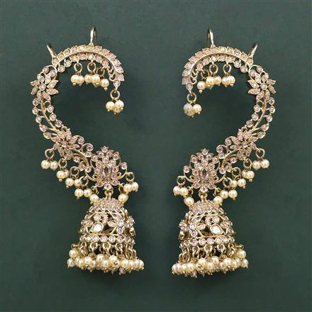 Antique Earcuff with Mehndi Plating