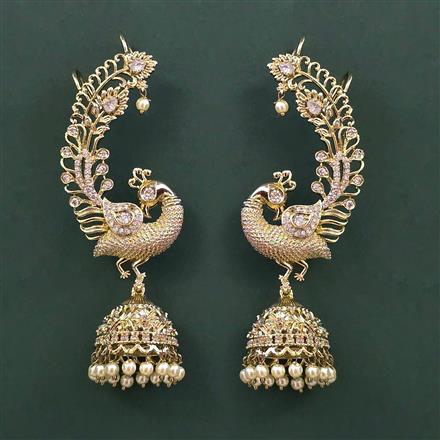 Antique Earcuff with Mehndi Plating