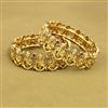 Antique Openable Bangles With Gold Plating