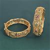 Antique 2 Pc Openable Bangles with Gold Plating