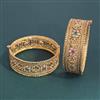 Antique 2 Pc Openable Bangles with Gold Plating