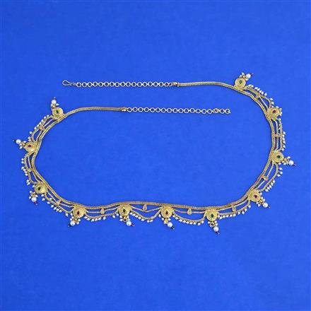 Antique Moti Belt with Gold Plating