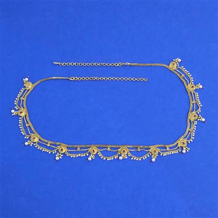 Antique Moti Belt with Gold Plating