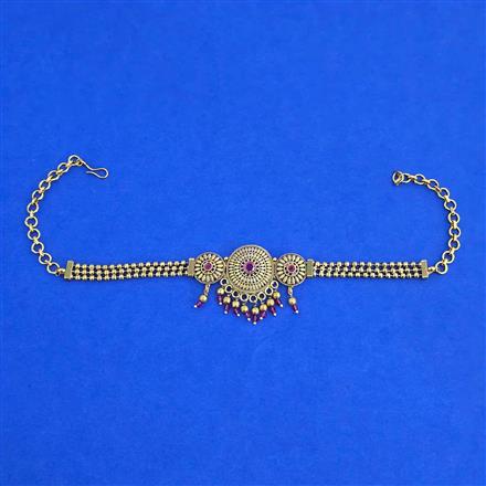 Antique Adjustable Baju Band with Gold Plating