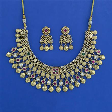 Antique Classic Necklace with Gold Plating