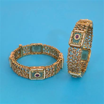 Antique 2 Pc Openable Bangles with Gold Plating