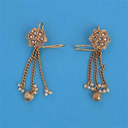 Antique Earcuff with Gold Plating