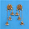 Antique Jhumki with Matte Gold Plating