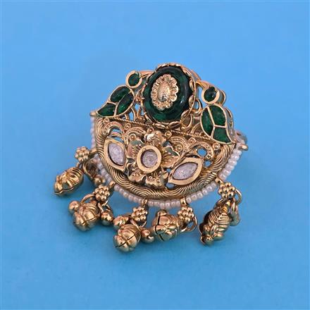 Antique Adjustable Ring with Gold Plating
