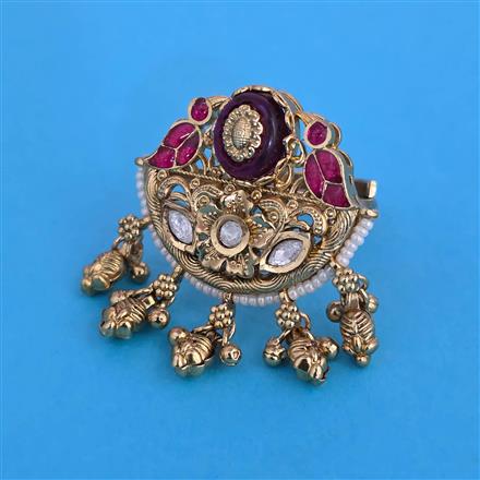 Antique Adjustable Ring with Gold Plating