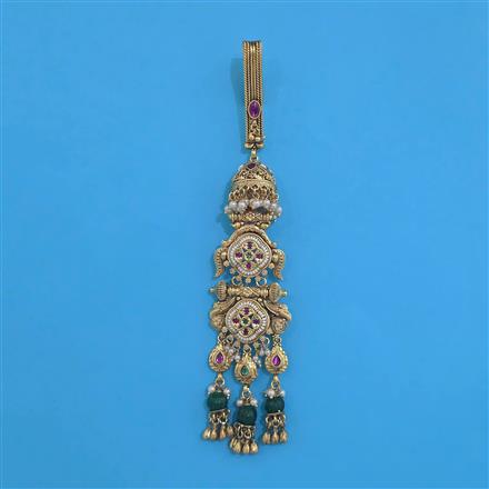 Antique Classic Jhuda with Matte Gold Plating