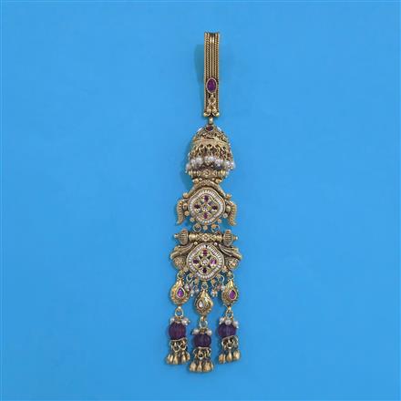 Antique Classic Jhuda with Matte Gold Plating
