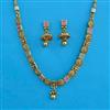 Antique Classic Necklace with Matte Gold Plating