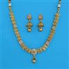 Antique Classic Necklace with Matte Gold Plating