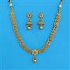 Antique Classic Necklace with Matte Gold Plating