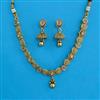 Antique Classic Necklace with Matte Gold Plating