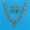Antique Classic Necklace with Matte Gold Plating