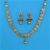 Antique Classic Necklace with Matte Gold Plating