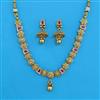 Antique Classic Necklace with Matte Gold Plating