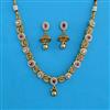 Antique Moti Necklace with Matte Gold Plating