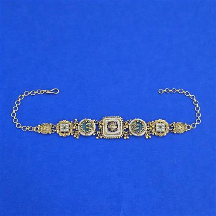 Antique Heritage Baju Band with Matte Gold Plating