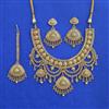 Antique Plain Gold Necklace with Gold Plating